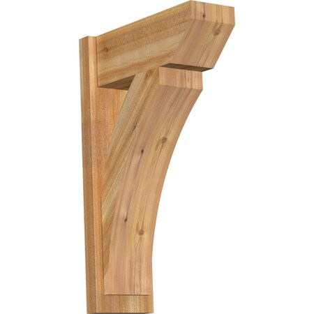 Ekena Millwork Thorton Slat Rough Sawn Outlooker, Western Red Cedar, 8"W x 20"D x 32"H OUT08X20X32THR06RWR